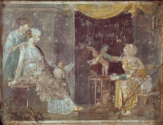 Woman selling Cupids, from Stabiae